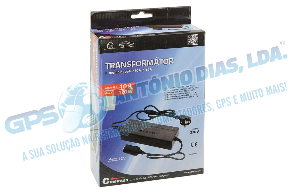 Transformador 230/12V 10Amp Compass