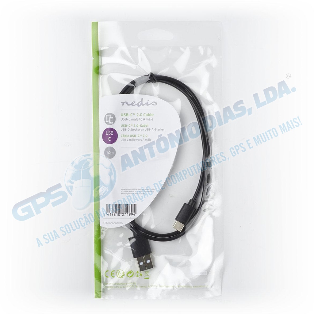 Cabo Nedis USB Type C 1m