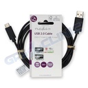Cabo Nedis USB Type C 2m 