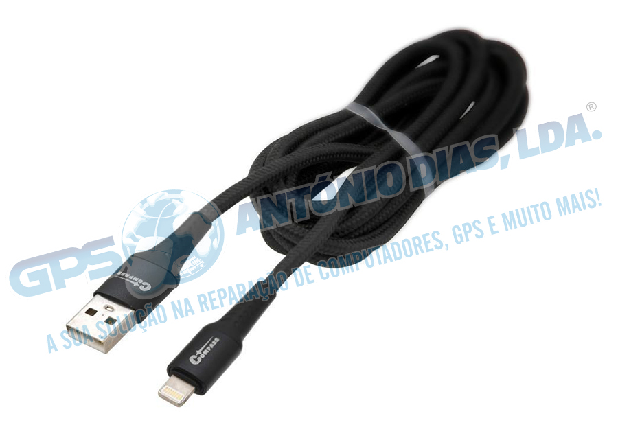 Cabo USB-A / Lightning 1.5m 480Mb/s Nylon 