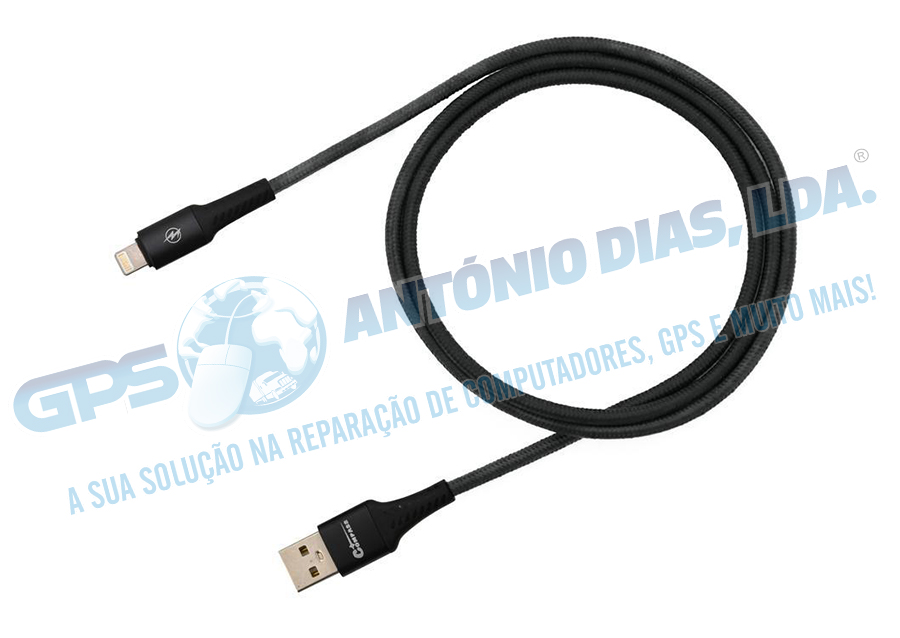 Cabo USB-A / Lightning 1.5m 480Mb/s Nylon 