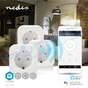 3x Tomadas Nedis Schuko/Type F - 2500W SmartLife