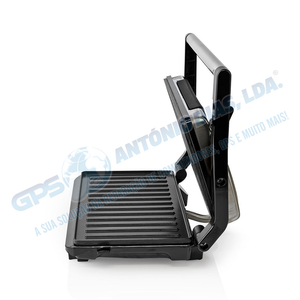 Grelhador Compacto 750 W Aluminio -Nedis KAGR110SR