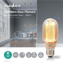 Lampada de Led c\Filamento E27 1800k 4w T45- Nedis