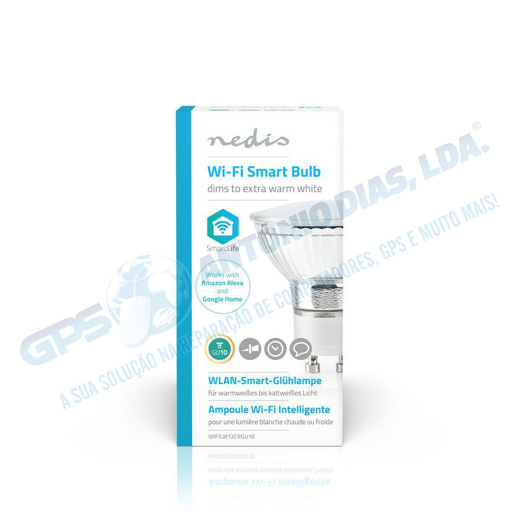 Lâmpada Nedis GU10 5w Led com Smartlife