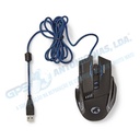 Rato Gaming Nedis c\fio 8 Botões 3200Dpi c\luz