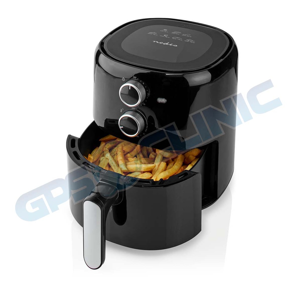 Fritadeira de Ar Quente 3L 1500W- Nedis