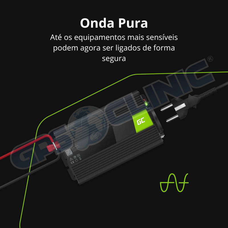 Conversor Green Cell 300w/600w 24v-230v - Onda Pura