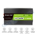 Conversor Green Cell 24V-3000/6000W Onda Pura LCD
