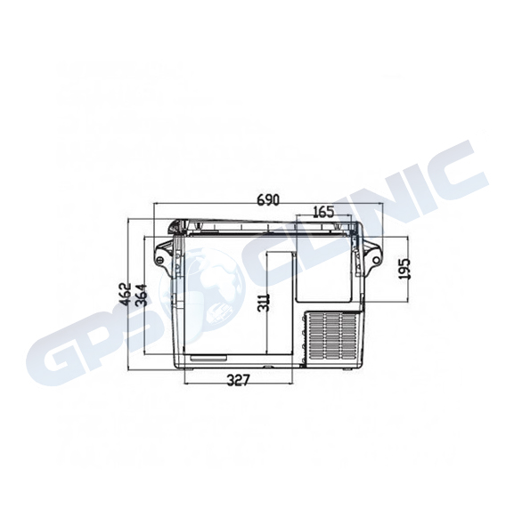 Frigorífico Alpicool CF45