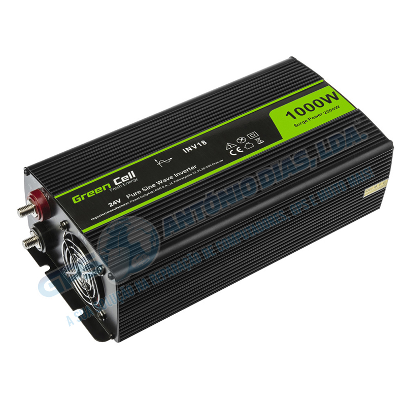 Conversor Green Cell 1000w/2000w 24v-230v - Onda Pura