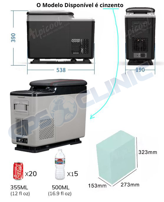 Frigorífico Alpicool CF15