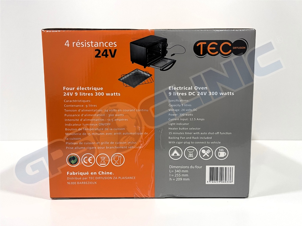 Forno TEC 4 Resistências - 24v