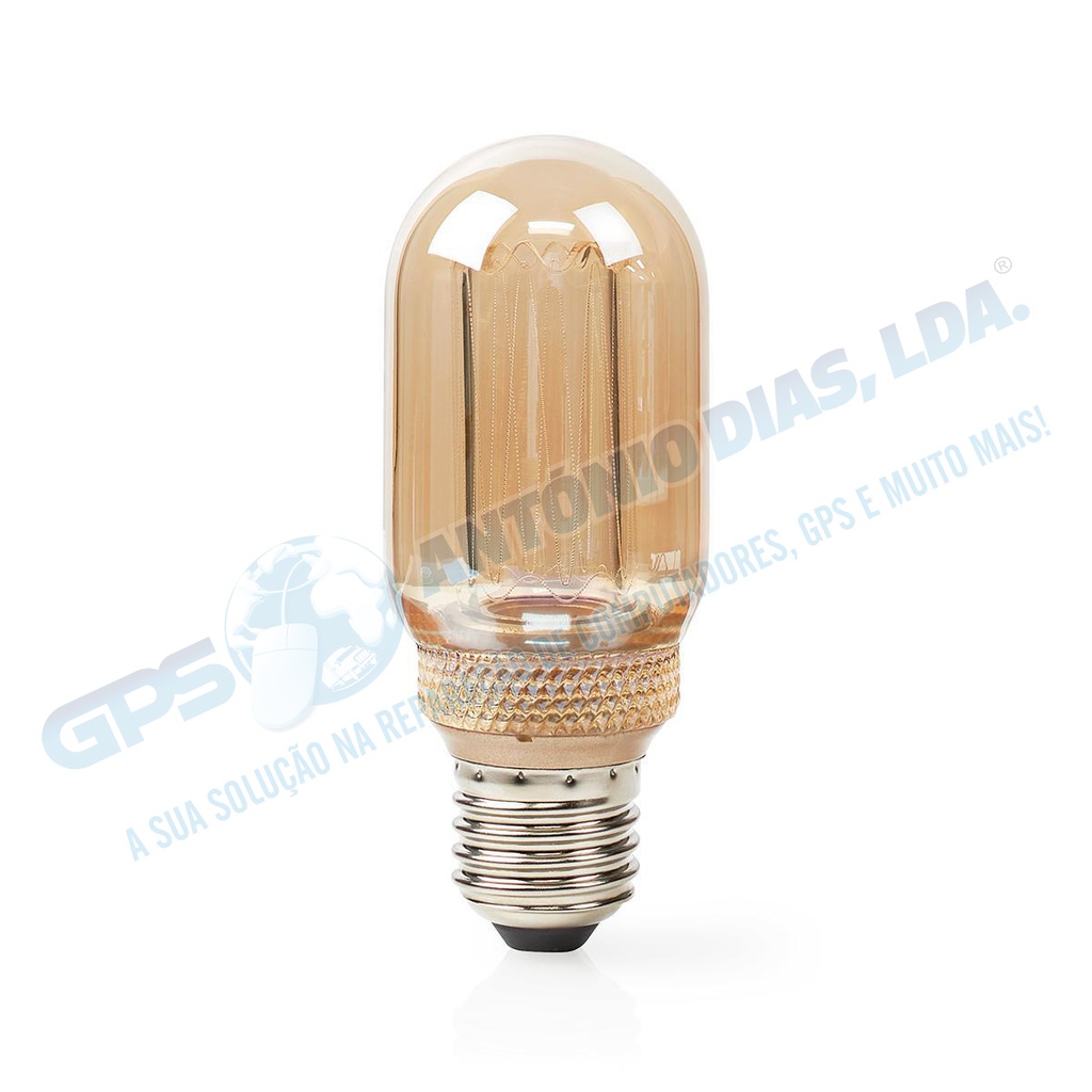 Lampada de Led c\Filamento E27 1800k 4w T45- Nedis