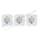 3x Tomadas Nedis Schuko/Type F - 2500W SmartLife