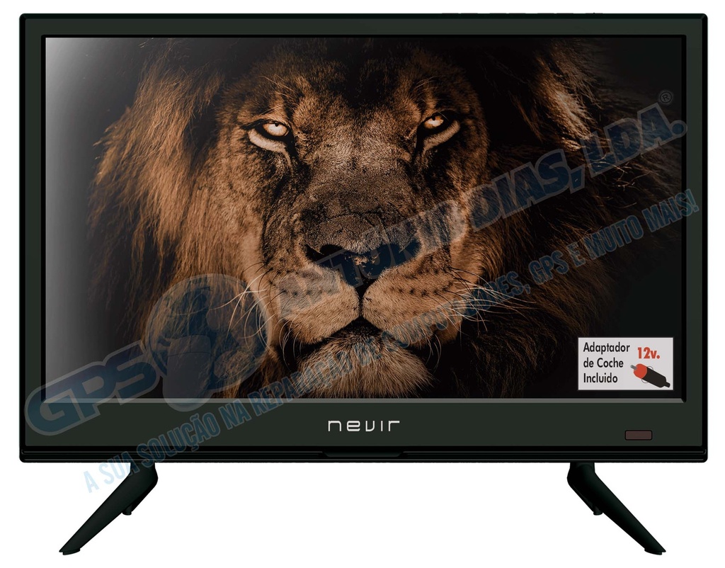 Televisão DLED 16" Nevir com Ficha Isqueiro 12V
