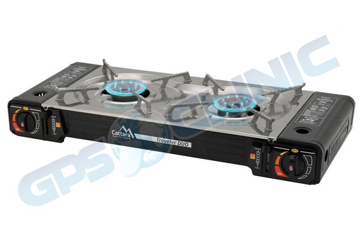 [CATTARA-13599] Fogão a Gás Portátil c/2 Bocas- Cattara