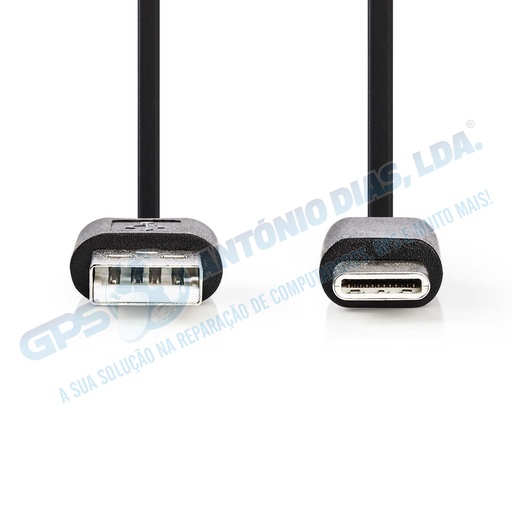 [NEDIS-CCGP60600BK10] Cabo Nedis USB Type C 1m