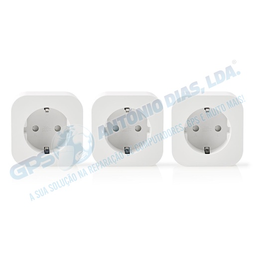 [NEDIS-WIFIP130FWT3] 3x Tomadas Nedis Schuko/Type F - 2500W SmartLife