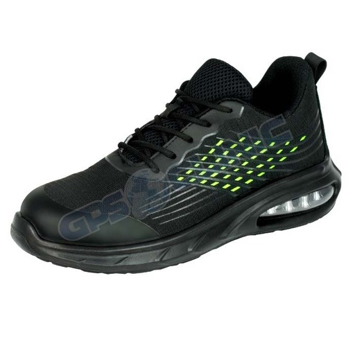 [BTex-AIRBAG-V] Calçado de Segurança BTex AirBag V - Preto/Verde