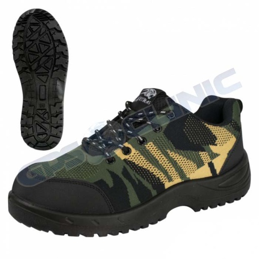 [VCAL629-25090310] Calçado de Segurança MORO - Verde Tropa e Preto 