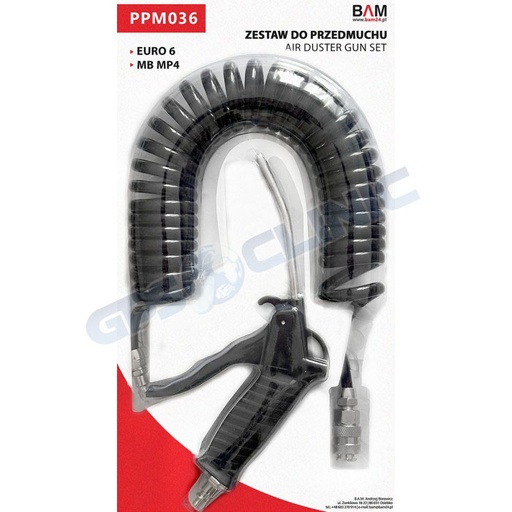 [BAM-PPM036] KIT Pistola de ar p/ cabine- EUR 6 DAF, MB MP4